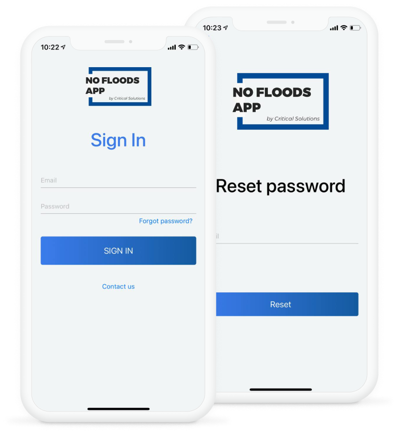 Nofloods app