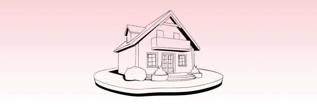 two-storey house