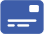 credit card blue icon