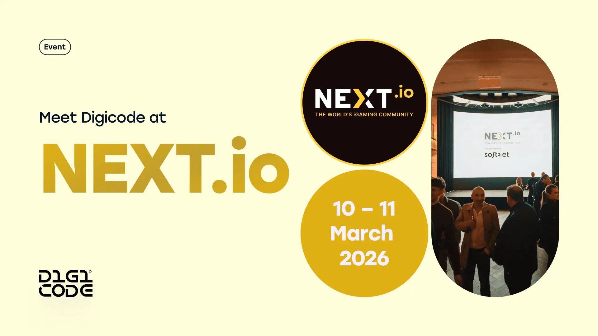NEXT.io Summit NYC 2026: Digicode & Future of iGaming